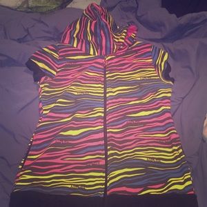 rare rainbow zebra abbey dawn hoodie